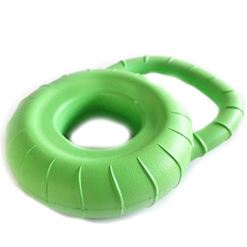 yilin Dog Toys Dog Interactive Toys with Strong Tug Handy Tire Shape Aggressive Dog Toys for Training and Keep Pets Fit-Green von yilin