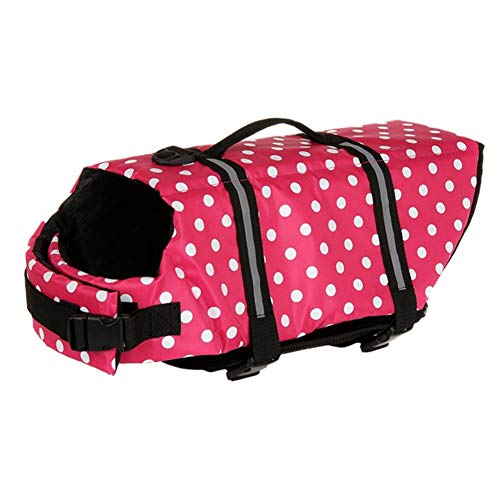 Schwimmweste für Hunde, Schwimmweste für Hunde, Rettungsweste für Hunde, Rettungsweste für Haustiere, Pink, 30 von yinbaoer