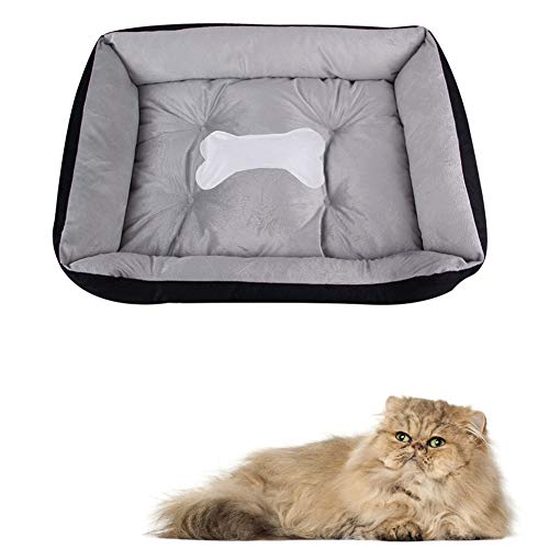 yinbaoer Haustier-Sofabett, weich, bequem, für kleine Hunde, Katzen, Welpen und Kätzchen, Größe L, Schwarz von yinbaoer