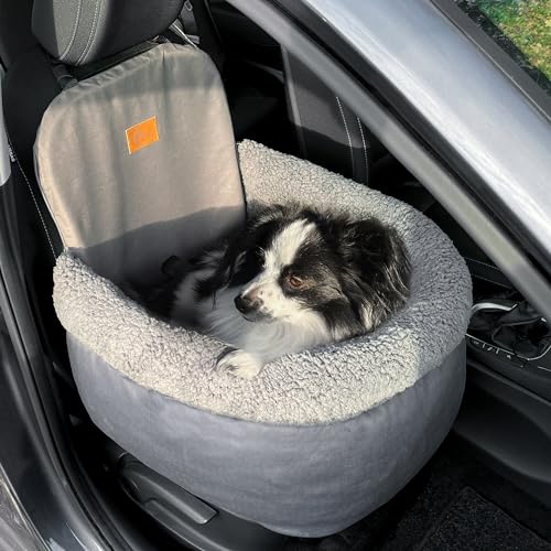 your GEAR Frontera - Hunde Autositz, Gurtsicherung, 2 verstellbaren Leinen, Schalensitz für Vorder- und Rücksitz von your GEAR