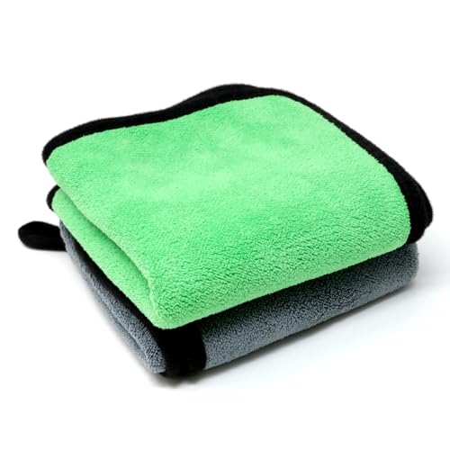 yueton 2Pcs Hund Katze Handtuch Super Saugfähig Hund Handtuch Hund Handtücher zum Trocknen Hunde Katze Fellpflege Handtuch Weiches Haustier Badetuch Mikrofaser Hund Handtuch Katze Hund Badetuch von yueton