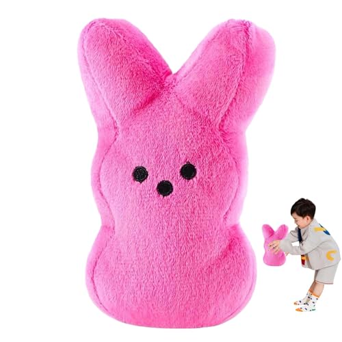 yupeuooe Kaninchenplüschspielzeug, Hasengefüllter Tier - 6 Zoll Osterhase gefülltes Tierspielzeug | 6X Realistic Plush Tierarching Kissen für Kinder Mädchen Osterdekoration von yupeuooe