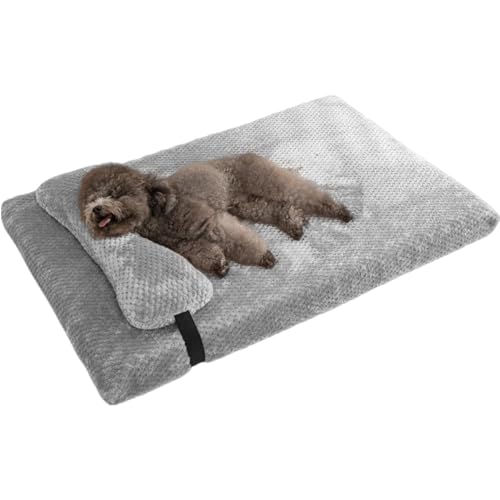 yybng Hundebett, Orthopädische Hundematte Mit Abnehmbarem Kissen, rutschfeste Unterseite Hundesofa, Hundebett Mit Kissen, Haustiercouchbett, Hundebetten Und Möbel von yybng