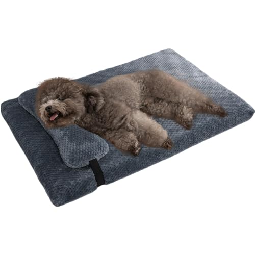 yybng Hundebett, Orthopädische Hundematte Mit Abnehmbarem Kissen, rutschfeste Unterseite Hundesofa, Hundebett Mit Kissen, Haustiercouchbett, Hundebetten Und Möbel von yybng