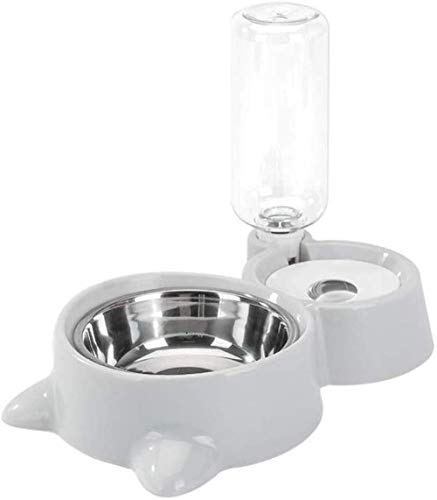 Cat Dog Feeder Wasserfutterschale Set Hunde Katzen Automatische Wasserspender Edelstahl Doppel Pet Schalen Für Mittelgroße Hunde Hundefutter von zaizai