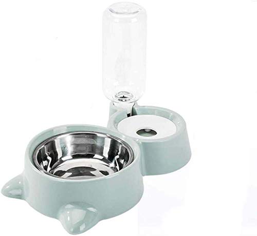 Cat Dog Feeder Wasserfutterschale Set Hunde Katzen Automatische Wasserspender Edelstahl Doppel Pet Schalen Für Mittelgroße Hunde Hundefutter von zaizai