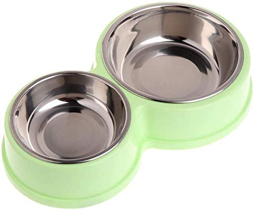 Double Pet Feeder Mit Edelstahl-Wasserzufuhr Für Hunde Und Katzen von zaizai