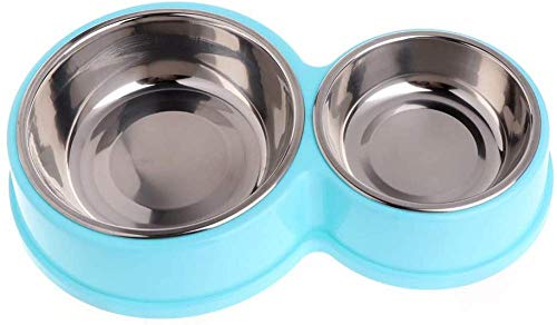 Double Pet Feeder Mit Edelstahl-Wasserzufuhr Für Hunde Und Katzen von zaizai