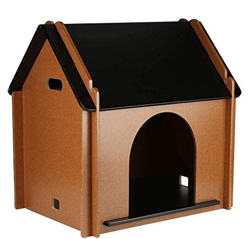 zaizai Hundehütte Abnehmbare Holzhütte Hundehütte Katzenhütte Tierhütte Für wasserdichte Massivholzhütte Im Innenbereich, Große, Mittlere Und Kleine Hundehütte Hundehütte 51 X 38 X 52 cm von zaizai