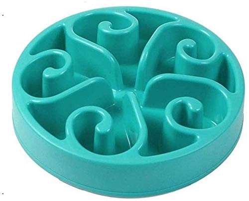 zaizai Spaß Slow Feeder Dog Bowl Futter Rutschfestes Haustier Essen Slow Feeding Bowl Maze Interaktiv Für Große Mittel Kleine Hunde von zaizai