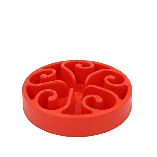 zaizai Spaß Slow Feeder Dog Bowl Futter Rutschfestes Haustier Essen Slow Feeding Bowl Maze Interaktiv Für Große Mittel Kleine Hunde von zaizai