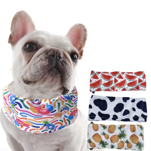 zhendehenziyou Kühlendes Halstuch für Hunde, kühlendes Halstuch, kühlendes Halstuch, kühles Sommerhalstuch, verhindert Hitzschlag, langanhaltend, kühles Bandana für kleine Hunde, mittelgroße Hunde, von zhendehenziyou