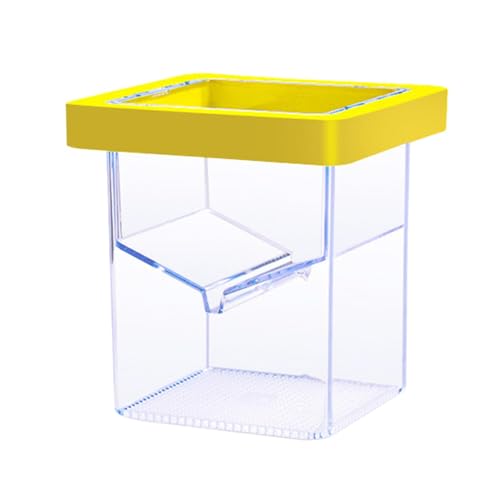 zjhukfmc Fish Isolation Box - Transparent Hatching Incubator Box - Saugnapf Schlüpfbehälter Aquarium Zubehör zum Isolieren, Akklimatieren oder Anheben von zjhukfmc