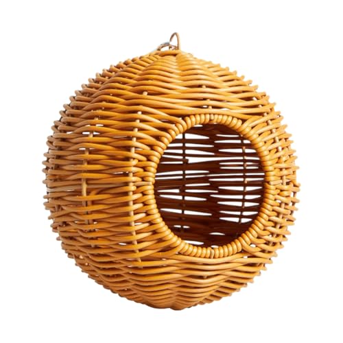 zjhukfmc Vogelhaus Für Käfig, Kunst-Rattan Vogelhöhle, Haustierhütte, Atmungsaktives Geflochtenes Schutzhaus Für Finken, Sittiche, Nymphensittiche & Kleintiere zjhukfmc Vogelhaus Für Käfig, Kunst-Rattan Vogelhöhle, Haustierhütte, Atmungsaktives Geflochtenes Schutzhaus Für Finken, Sittiche, Nymphensittiche & Kleintiere von zjhukfmc
