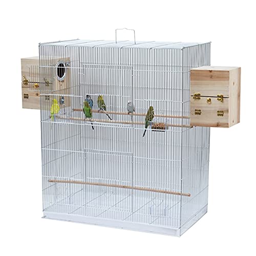 zlw-shop Vogelkäfig Der Papagei Vogelkäfig Big Yards Metall Bold Starling Breeding Bird Cage Decoration House Nest Flight Cage von zlw-shop