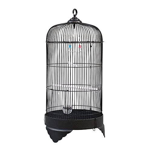 zlw-shop Vogelkäfig Metallkuppel Papageienkäfig Großer Starenkäfig Pfingstrose Tigerhaut Xuanfeng Vogelkäfig Villa Flugkäfig von zlw-shop