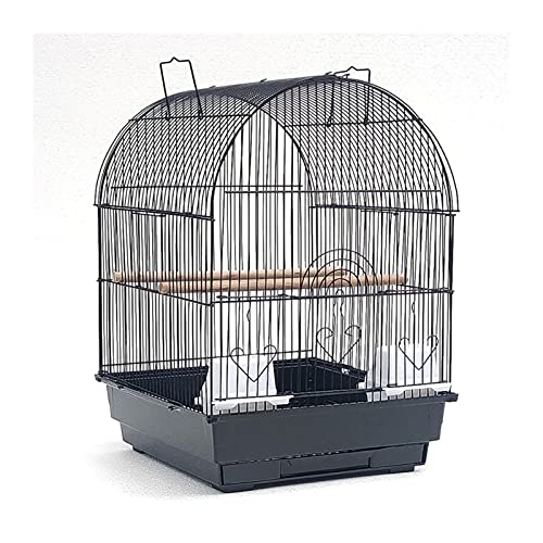 zlw-shop Vogelkäfig Vogelkäfig Eisen Vogel Papageienkäfig Kunststoff Futterhaus Kunststoffschale Flugkäfig von zlw-shop