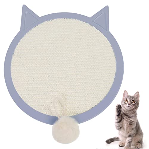 Kratzbrett für Katzen, Sisal-Pad – Katzenkratzer für Wandec – Katzenkratzpad Sisal Kratzbrett mit Saugnäpfen, Wandmontage Katzen Schleifen Krallen Schutz von Möbeln Znet-au von EELHOE