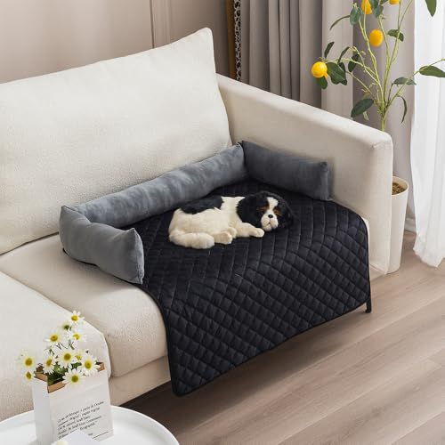 Pelsbarn Cooling Bed (2XL,Gray Black) von zoocco