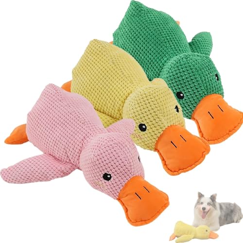 zoocco Quacker Calming Duck Toy, Calming Duck for Dogs, The Mellow Dog Calming Duck, Quack-Quack Duck Dog Toy (1Set) von zoocco