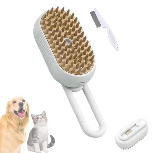 zoocco Spritz Defur Comb for Cats, Spritz Defur Comb for Long and Short Hair Cats and Dogs Grooming Tool (White) von zoocco