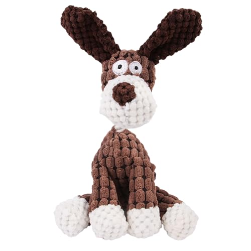 zoocco Vianys Bite Buddy, Bite Buddy Chew Toy for Dogs, Petsboro Bitebuddy Dog Toy, Bitebuddy Dog Toy Indestructible Stuffed Plush Squeaky Dog Toys for Chewers (Brown,1pcs) von zoocco