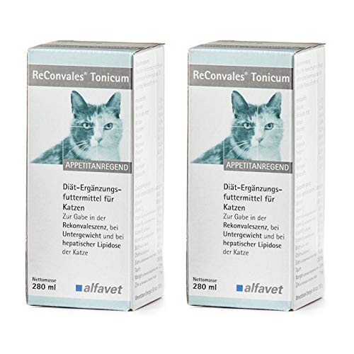 alfavet ReConvales Tonicum Katze - Diät-Ergänzungsfuttermittel - Doppelpack 2 x 280ml von Alfavet