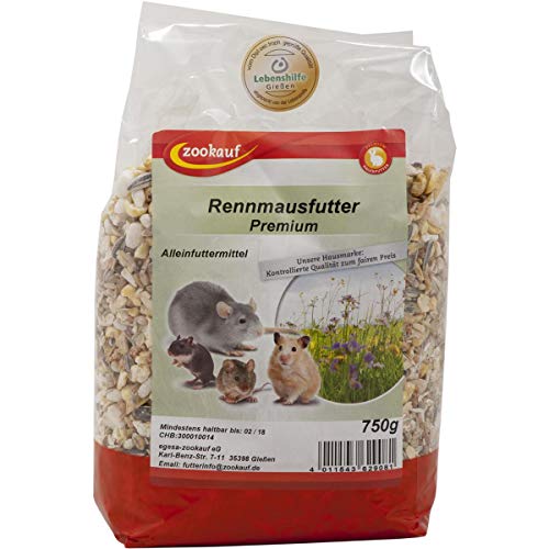 zookauf Nager Futter Premium für Rennmaus 750 g von zookauf