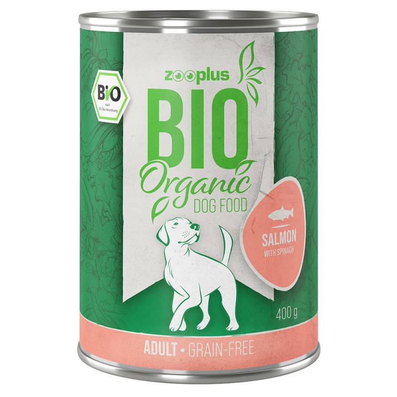 10 + 2 gratis! 12 x 400 g zooplus Bio - Bio Lachs von zooplus Bio