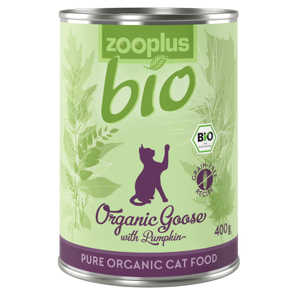 zooplus Bio Gans mit Bio Kürbis - 6 x 400 g von zooplus Bio