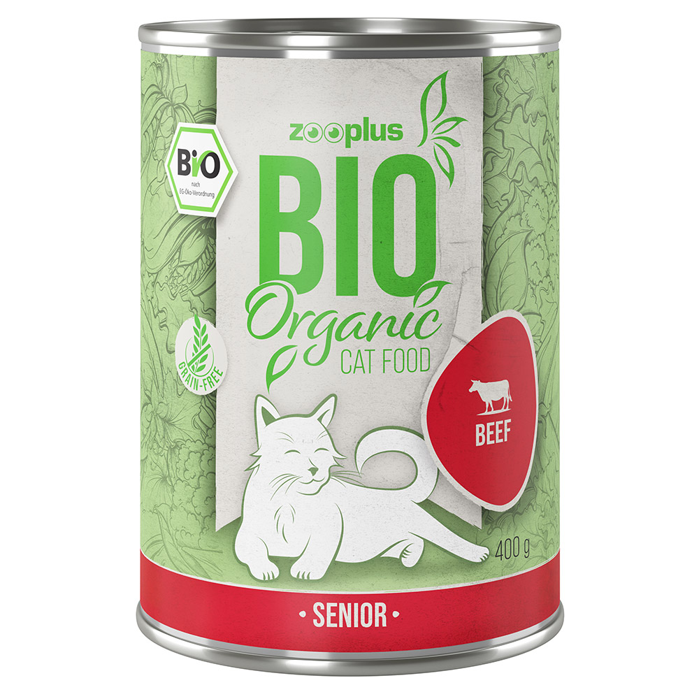 zooplus Bio Senior Rind mit Kürbis - 6 x 400 g von zooplus Bio