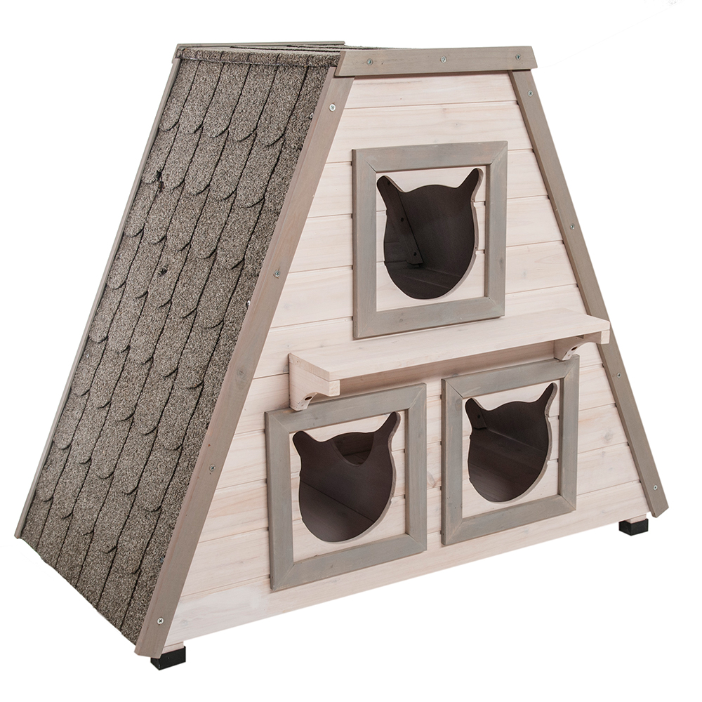 Katzenhaus Madeira - L 90 x B 50 x H 75 cm von zooplus Exclusive