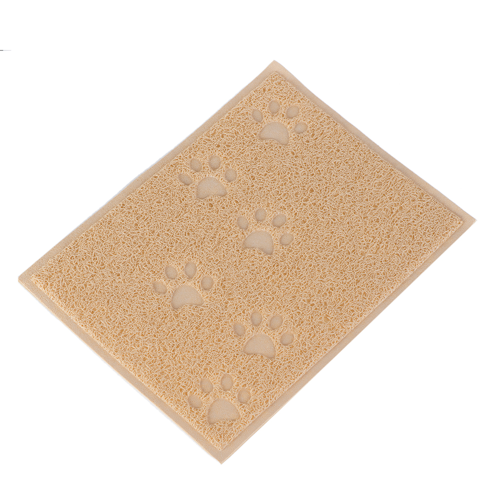 Katzentoilettenvorleger Pfötchen - beige von zooplus Exclusive