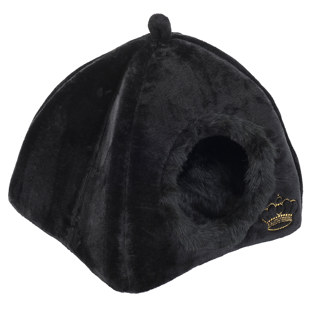 Kuschelhöhle Royal Pet Black - L 45 x B 45 x H 45 cm Kuschelhöhle Royal Pet Black - L 45 x B 45 x H 45 cm von zooplus Exclusive