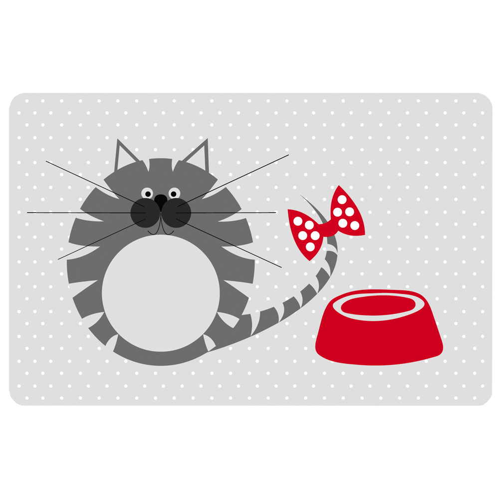 Napfunterlage Katze Mimi - L 43 x B 28,5 cm Napfunterlage Katze Mimi - L 43 x B 28,5 cm von zooplus Exclusive