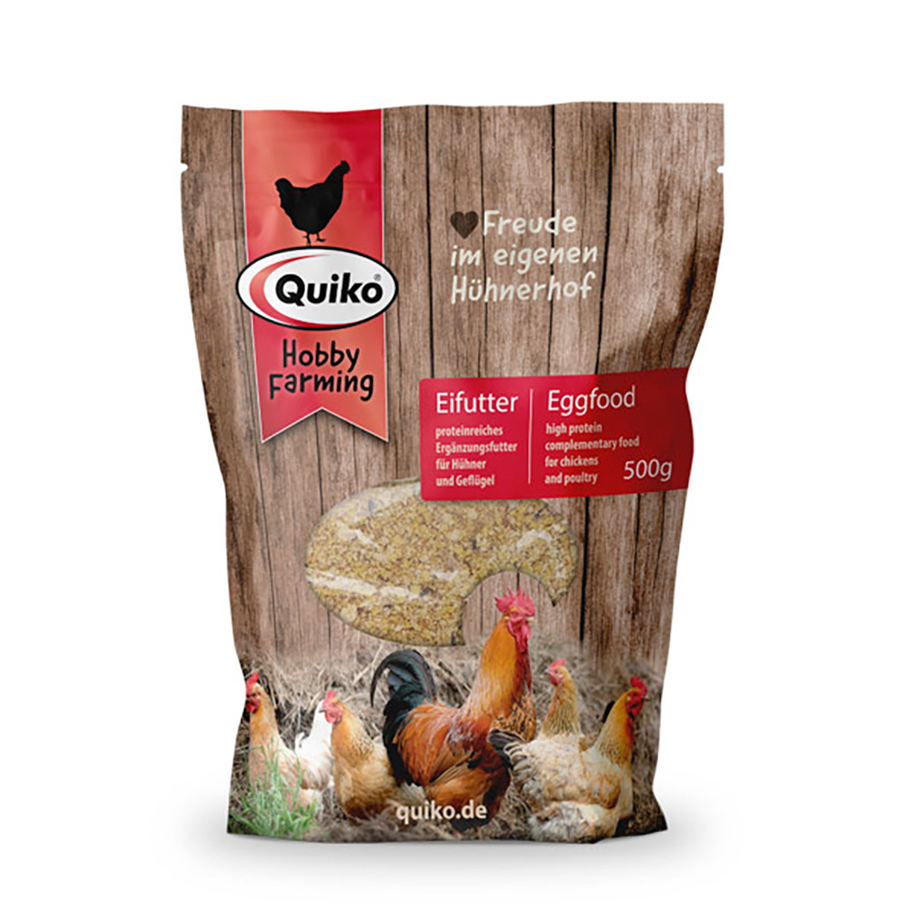 Quiko Hobby Farming Eifutter - Sparpaket: 2 x 500 g von zooplus