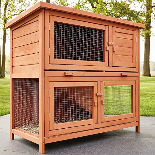 zooprinz Premium Hasenstall Mukkel – Kaninchenstall aus edlem massiven Vollholz ideal für draußen – Kleintierstall mit natürlich Farbe gestrichen – Besonders einfach und schnell zu reinigen zooprinz Premium Hasenstall Mukkel – Kaninchenstall aus edlem massiven Vollholz ideal für draußen – Kleintierstall mit natürlich Farbe gestrichen – Besonders einfach und schnell zu reinigen von zooprinz