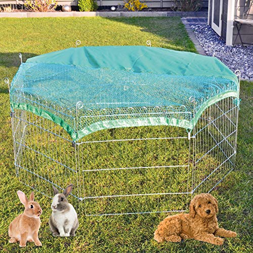 zooprinz premium xxl Freilaufgehege/Auslaufgitter - ideal für Kleintiere und Hunde/Welpen - mit Schutznetz - 2 Modelle zur Wahl mit oder ohne Bodenschutz - perfekt für drinnen und draußen - winterfest zooprinz premium xxl Freilaufgehege/Auslaufgitter - ideal für Kleintiere und Hunde/Welpen - mit Schutznetz - 2 Modelle zur Wahl mit oder ohne Bodenschutz - perfekt für drinnen und draußen - winterfest von zooprinz