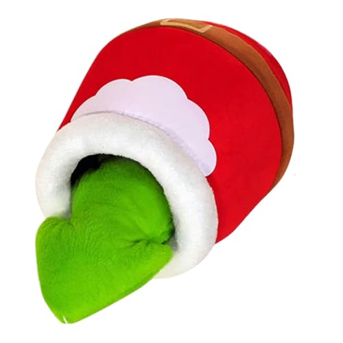 Christmas Cat Nest, Christmas Cat House, Festive Christmas Cat House, Cozy Kitten Condo, Warm Cat Bed Cave – Winter Sleeping Bag Nest for Small Dogs and Kittens, Holiday Pet Cave von zwxqe