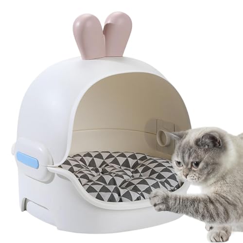 Cozy Cat Shelter, Kitten Cave Bed, Soft Pet House, Indoor Kitten Shelter, Waterproof Cat Nest, Warm Pet Cave, Small Cat Retreat, Enclosed Kitten House, Cozy Cat Sleeping Bed for Pets von zwxqe