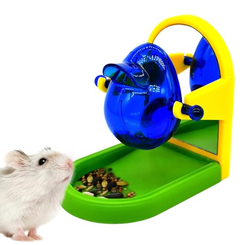 Foraging Toys for Mice, Refillable Treat Dispenser, Interactive Cage Enrichment, Transparent Slow Feeder, Sturdy Bite-Resistant Design, Ideal for Rabbits, Cockatiels, and Hamsters von zwxqe