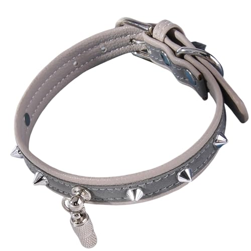 Großes Haustierhalsband] | Schnalle Nieten Hundehalsband | Sicherheit Haustier Halsband | Reflektierendes Sicherheitshalsband, Outdoor Hundehalsband, Anti-Verlust-Hundehalsband, reflektierendes großes von zwxqe