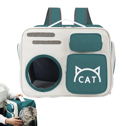 Haustier Reisetasche | Katzentragerrucksack | Welpentrage Rucksack | Niedliche Haustier Reisetasche Katze Rucksack Carrier | Hund Katze Tragetasche Kleintier Rucksack Katze Welpen Tragetasche von zwxqe