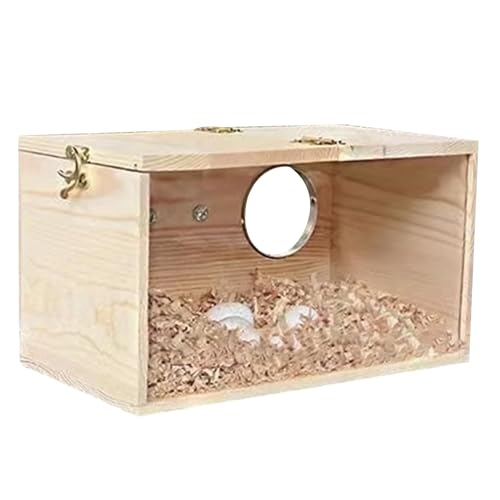 Holz Brutkasten Holz Vogel Nistkasten für und Sittiche Vogelbrutkasten für Wellensittiche und Lovebirds Paarung Nistkasten Holz Vogelhaus von zwxqe