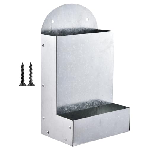Hühnergrit Feeder, Stallzubehör, tragbarer Metall-Futterspender, großer automatischer Spender für die Fütterung von Ente, Bauernhof, Kükengehäuse im Freien, 234,70 Zoll, Weiß Hühnergrit Feeder, Stallzubehör, tragbarer Metall-Futterspender, großer automatischer Spender für die Fütterung von Ente, Bauernhof, Kükengehäuse im Freien, 234,70 Zoll, Weiß von zwxqe