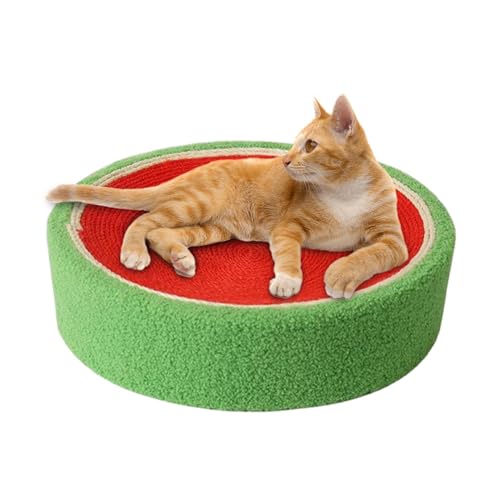 Indoor Cat Scratching Bowl, Sisal Bowl Cat Scratching Board Anti-Rutsch Cat Scratching Toy, Cat Furniture Protector Kitten Sleeping Bed Cat Resting Bed for Cats, Multifunctional Cat Scratcher von zwxqe