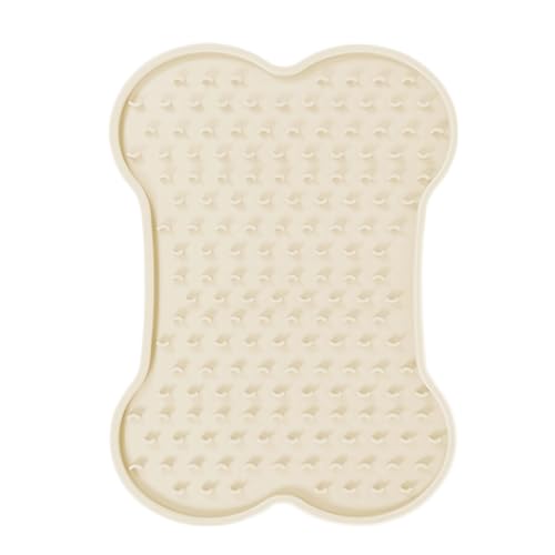 Lick Feeding Mat | Feeder |, Bone Shaped Pet Feeding Mat, Pet Feeding, Cats Calming Mat, Treats Lick Feeding Mat, Cat and Dog, Interactive for Pets von zwxqe