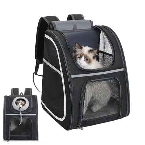 Puppy Carrier, Convenient Dog Travel Pouch and Storage Daypack, Breathable with Reflective Strip, Cat Carrier Backpack for Outdoor Adventures, Puppies, Toys, and Snacks von zwxqe