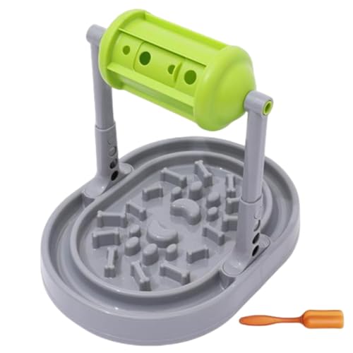 Verstellbarer Futternapf für Hunde | Pet Slow Feeder | Slow Food Spielzeug, Hund Rolling Slow Feeder, Einstellbarer Haustier Futternapf, Interaktiver Pet Feeder, Rolling Food Toy, Fütterung Puzzle von zwxqe