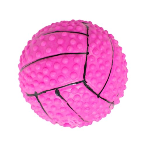 zwxqe Ball Feeder Haustier Spielzeug, Bissfestes Welpenspielzeug, Hundetraining Ball Spielzeug, Quietschender Leckerli-Ball für Hunde, Training Hundespielzeug, Leckerli-Dosierung Hundeball von zwxqe